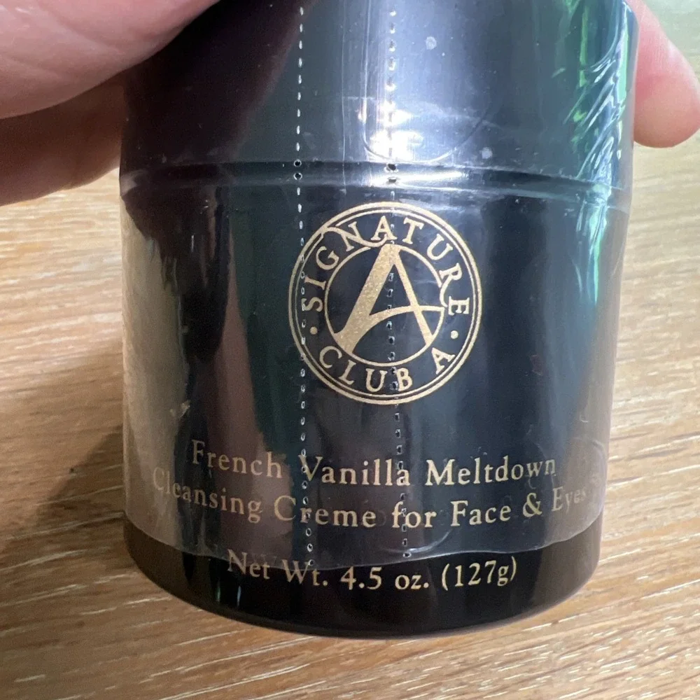 Signature‎ Club A French Vanilla Meltdown Cleansing Creme Face Eyes 4.5 oz NEW